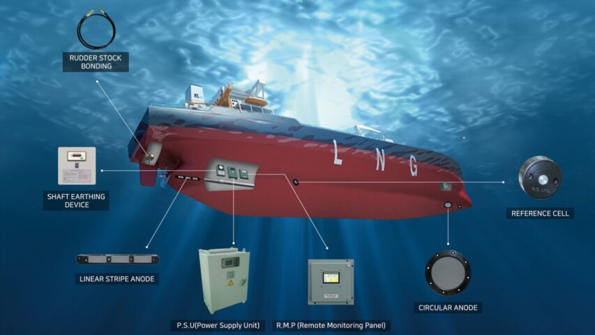 antifouling marine systems UK, sacrificial anode marine, impressed current cathodic protection, biofouling marine hull, KC Ltd marine